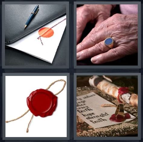 4 pics 1 word stamp|4 Pics 1 Word Answers for Stamp, Ring, Seal, Scroll.